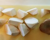 エリンギと鶏もも肉の照り煮作り方1写真