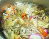 栄養たっぷりチャンポン　袋麺で簡単♪作り方7写真