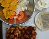 あたただしで朝採れキノコの味噌汁作り方1写真