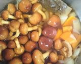 あたただしで朝採れキノコの味噌汁作り方4写真