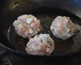 鶏肉の亀甲バーグ作り方2写真