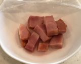 レンジで簡単、とろり濃厚カルボナーラ丼！作り方2写真