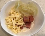 レンジで簡単、とろり濃厚カルボナーラ丼！作り方3写真