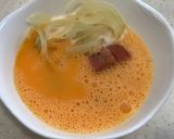 レンジで簡単、とろり濃厚カルボナーラ丼！作り方5写真