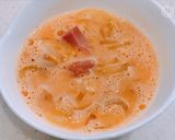 レンジで簡単、とろり濃厚カルボナーラ丼！作り方7写真
