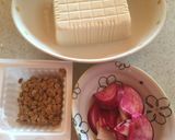 納豆と赤かぶのさっぱり湯豆腐作り方1写真