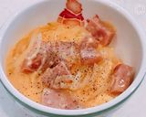 レンジで簡単、とろり濃厚カルボナーラ丼！作り方9写真