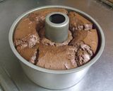 しっとりふわふわ ココアシフォンケーキ作り方10写真