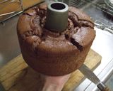 しっとりふわふわ ココアシフォンケーキ作り方13写真