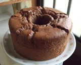 しっとりふわふわ ココアシフォンケーキ作り方14写真