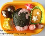 キュウレンジャー ワシピンク♡キャラ弁作り方4写真