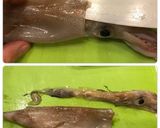イカとホタテとキノコ、にんにくバター炒め作り方1写真