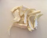 キャベツの芯のスープ♪中華味作り方1写真