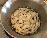 キャベツの芯のスープ♪中華味作り方3写真