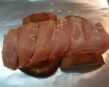 鶏ムネ肉塩麹味噌漬けのホイル焼き作り方4写真