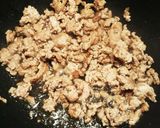 白滝と挽肉の炒め物作り方1写真