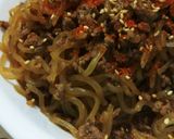 白滝と挽肉の炒め物作り方6写真