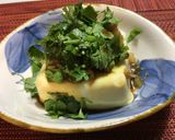 材料3つのパクチー搾菜豆腐作り方3写真