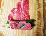 X ' masにもネギの牛肉巻き作り方2写真