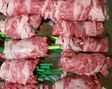 X ' masにもネギの牛肉巻き作り方3写真