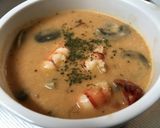 エビのトマトクリーム煮込み作り方15写真