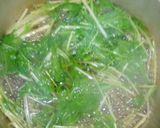 ふわふわ卵と水菜のスープ作り方3写真