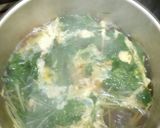 ふわふわ卵と水菜のスープ作り方4写真