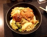 鶏肉とキャベツのスタミナ丼！作り方7写真