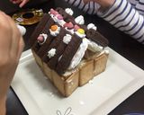 市販のお菓子で簡単！みんなでお菓子の家作り方4写真