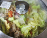 ◆とろ～りチーズ♡豚肉と白菜のデミ風炒め作り方5写真