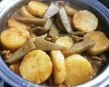 大根とこてっちゃんの味噌煮込み作り方8写真