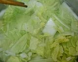 すごい簡単！キャベツと白菜の海苔和え作り方1写真