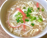 ☆豆腐とカニカマとえのきのスープ☆作り方5写真