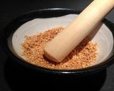 歓喜のEPA★ブリのラー油ごまあえ作り方2写真