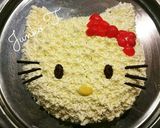 ♥キティちゃんのバースデー⭐デコケーキ♥作り方4写真