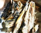 残った秋刀魚の塩焼き救済♡トマパスタ♪作り方4写真