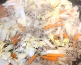 白菜と野菜たっぷりマロニーの中華炒め作り方6写真