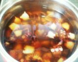 タコ、油揚げ、ショウガで炊いたタコ飯作り方3写真