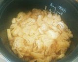 タコ、油揚げ、ショウガで炊いたタコ飯作り方5写真