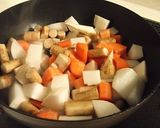 圧力鍋で♪豚肉と根菜のトマトソース煮作り方6写真