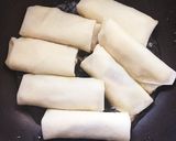 ささみチーズの春巻き☆大葉&梅肉作り方5写真