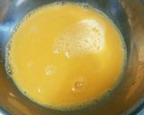 明太子たっぷり、万能ネギ入り出汁巻き玉子作り方5写真