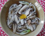 たっぷり木の子のあんかけうどん♪作り方3写真