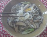 たっぷり木の子のあんかけうどん♪作り方4写真