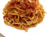 フライパンひとつで♪トマトパスタ♪作り方3写真