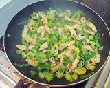 豚モツと青ネギの辛味噌焼き作り方7写真