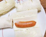 簡単朝ごはん♡ウインナーロール作り方3写真