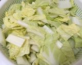 簡単＊ピリ辛白菜＊作り方1写真