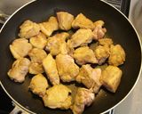 トマト缶で煮ました☆チキン＆大豆作り方3写真