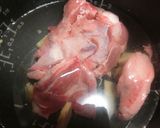 牛スジと大根、焼きネギの粕汁　簡単　早い作り方1写真